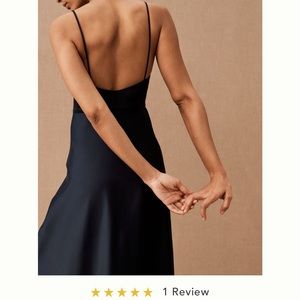 BHLDN NWOT Leti Dress navy blue